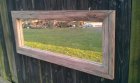 Spiegel aus Bauholz